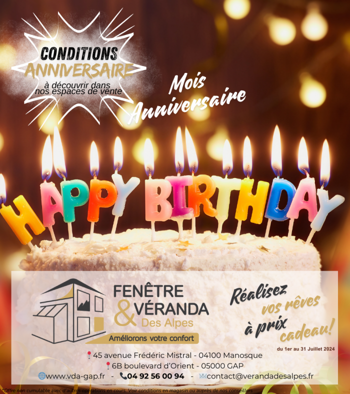 Offre Anniversaire - 29 ans